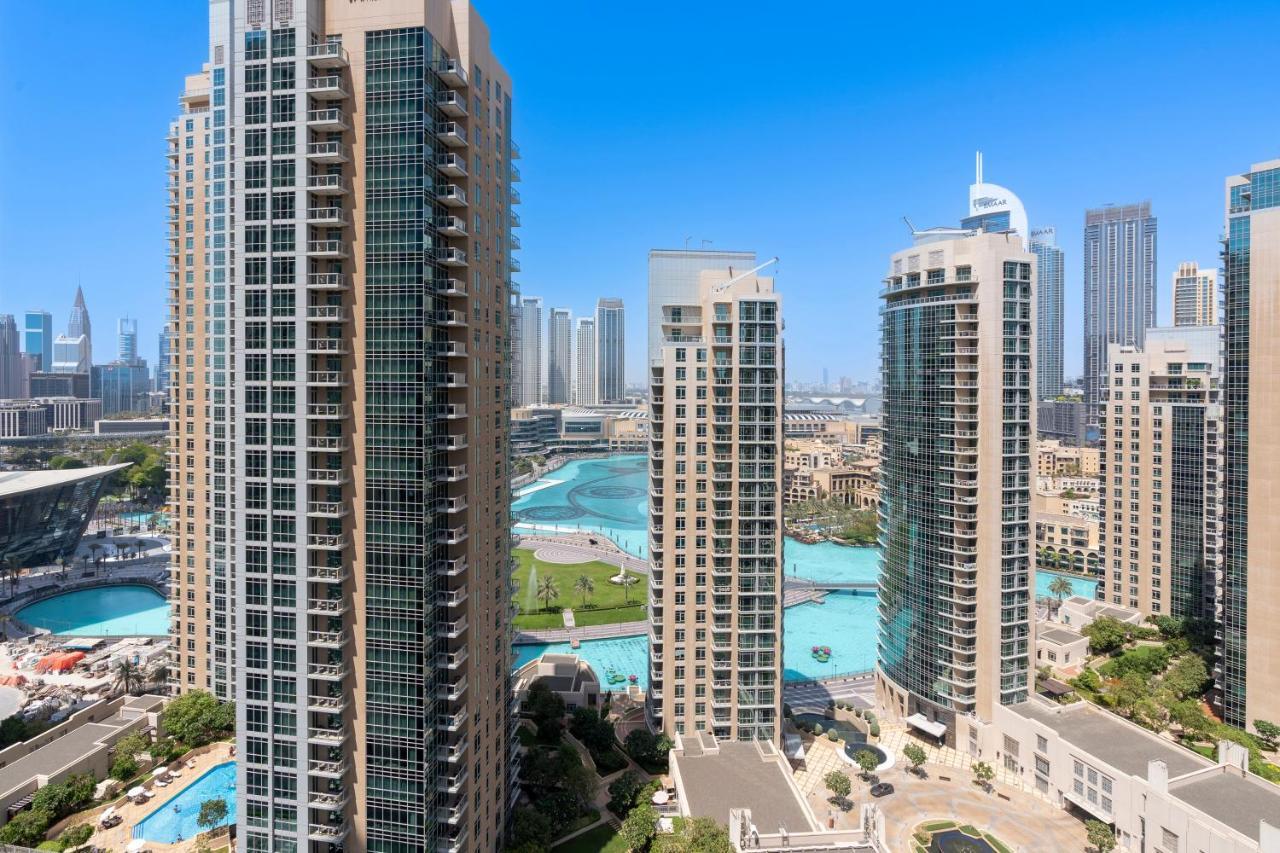 Downtown Dubai, Luxury 2 Bed 2 Bath Apartment - Pool, Gym, Aircon, Parking - Views Of The Dubai Fountain & Burj Khalifa Exterior foto