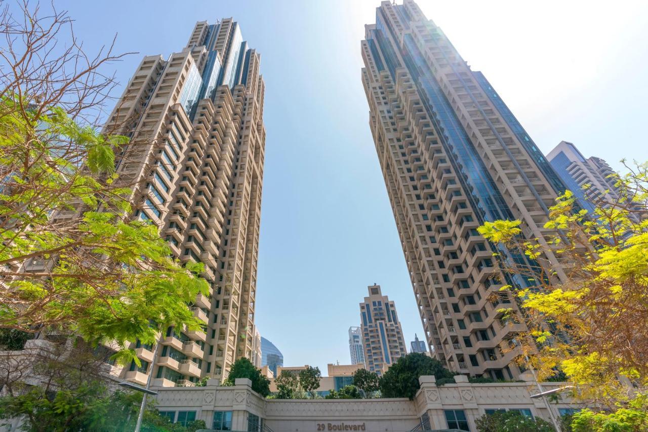 Downtown Dubai, Luxury 2 Bed 2 Bath Apartment - Pool, Gym, Aircon, Parking - Views Of The Dubai Fountain & Burj Khalifa Exterior foto